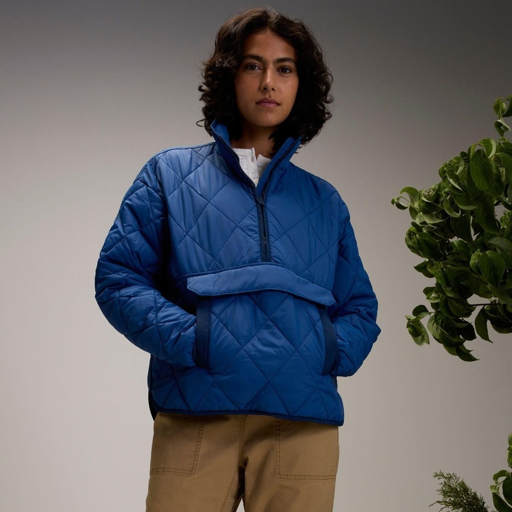 Alpine Design Women's Quilted Anorak Mountain Lake Size S (0081)